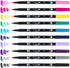MARK DUAL BRUSH PEN GALAXY TOMBOW 10PC SET MARKER